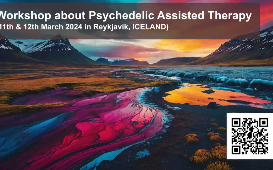 Einstakt námskeið um meðferð með hugvíkkandi efnum 11. og 12. mars 2024 í Reykjavík